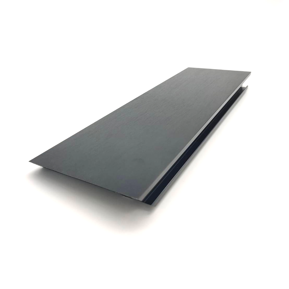 Brush bright black anodizing aluminum profile