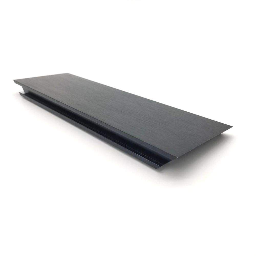 Brush bright black anodizing aluminum profile