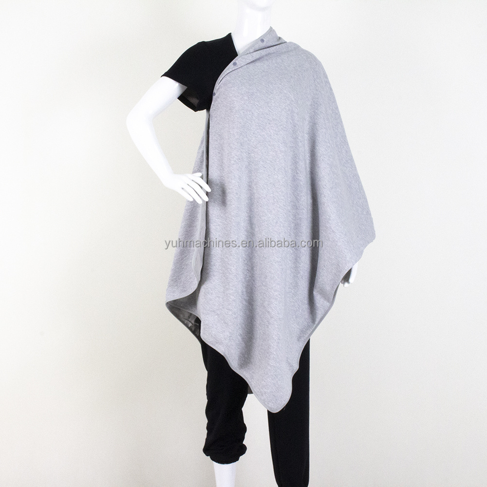 EMF SHIELDING RF blocking Anti-Radiation poncho with removable hat