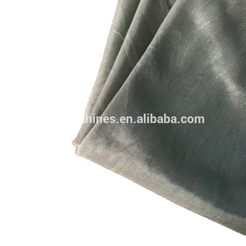 RFID SHIELDING RFID /EMF/EMI/RF Shielding Silver Fiber transparency Mesh Fabric Use for Mosquito nets