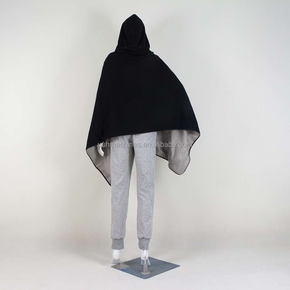 EMF SHIELDING RF blocking Anti-Radiation poncho with removable hat