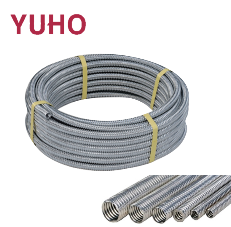 3/4 inch Stainless Steel Flexible Corrugated Metal Expandable Hose Tube for Solar Garden OEM