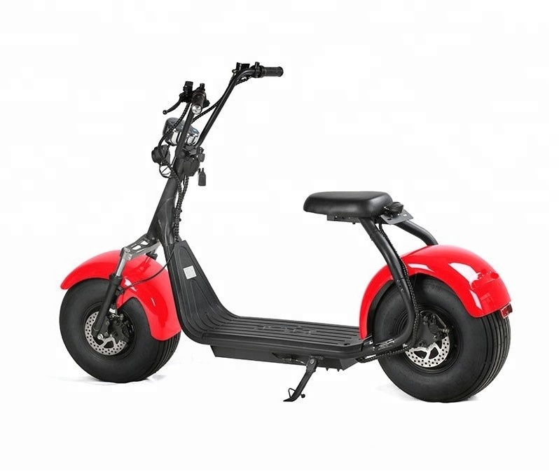 Europe EEC City Rider Electric Chopper Scooter Citycoco 60V 20AH Lithium Battey 1500W Motor