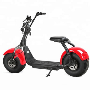 Europe EEC City Rider Electric Chopper Scooter Citycoco 60V 20AH Lithium Battey 1500W Motor