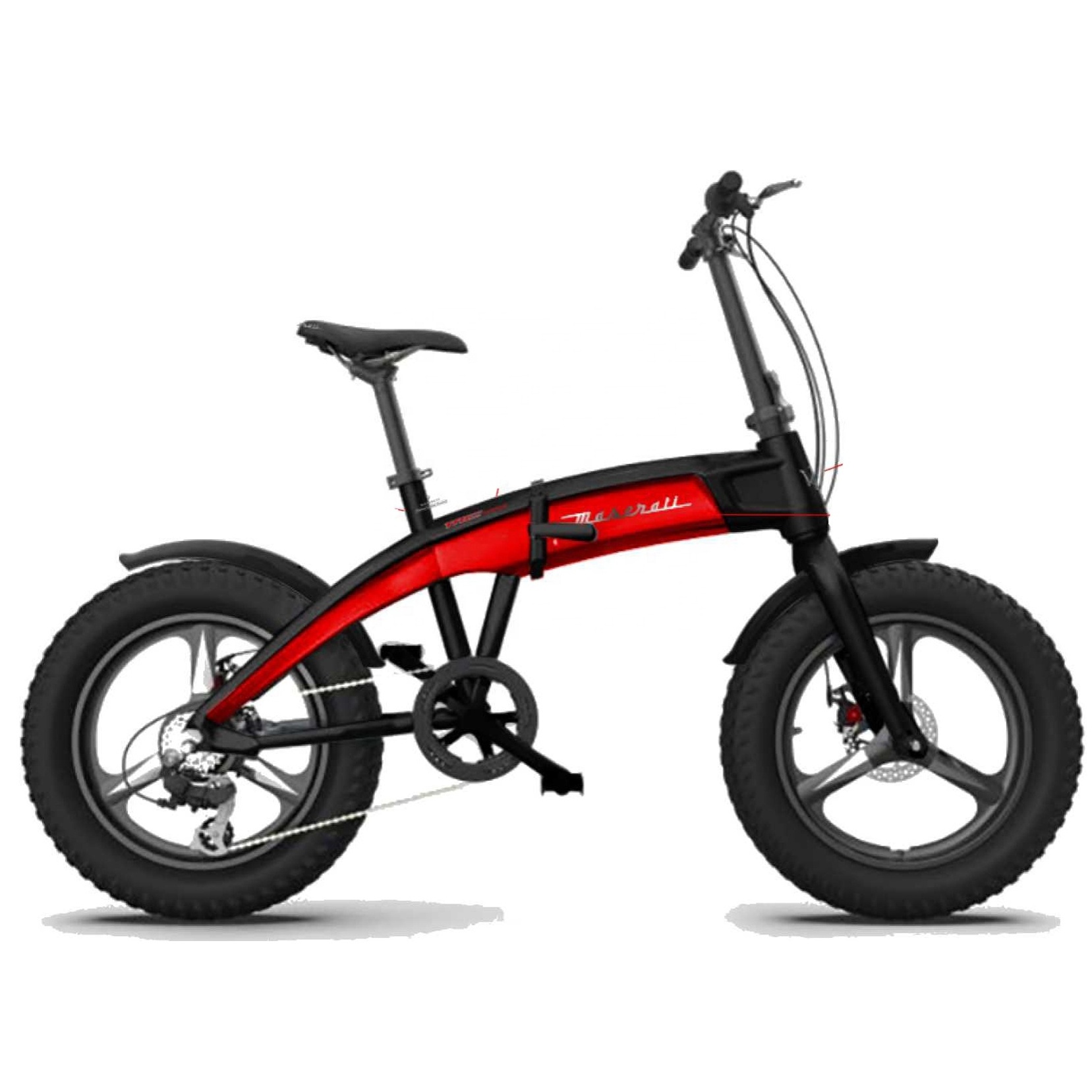 2019 New Popular E- Bike 20 Inch Fat Tire Alloy Foldable  Frame Hidden Battery Mini Folding Electric Bike