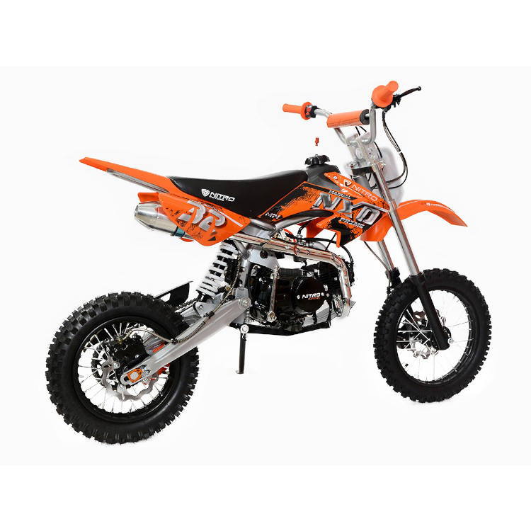 Big Wheel 105CC 125CC 2 Stroke Adult Pocket Dirt Bike racing pit bike motorcycle CE certification colored dirt bike for sale