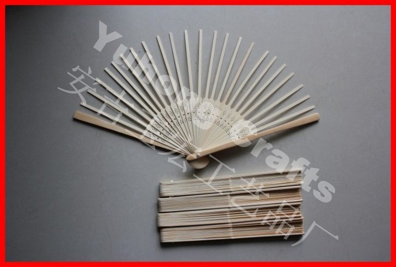 Nature hand folding bamboo frame ribs