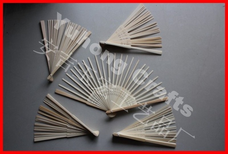 Nature hand folding bamboo frame ribs