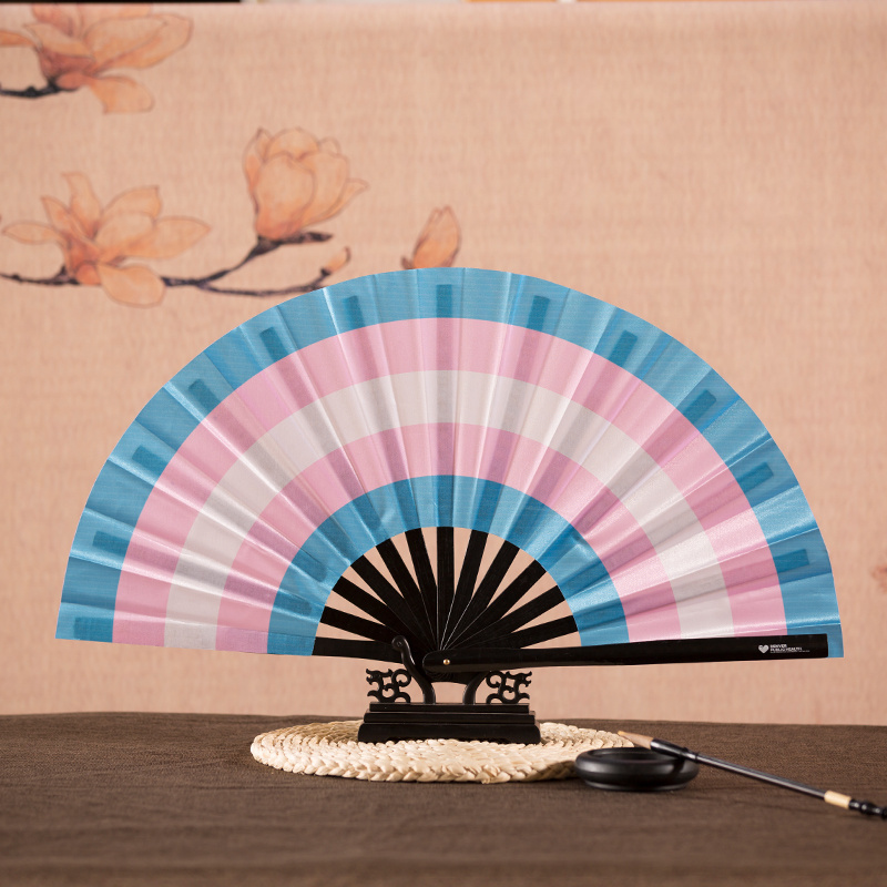 33 CM 13inch customized new style large folding hand fan