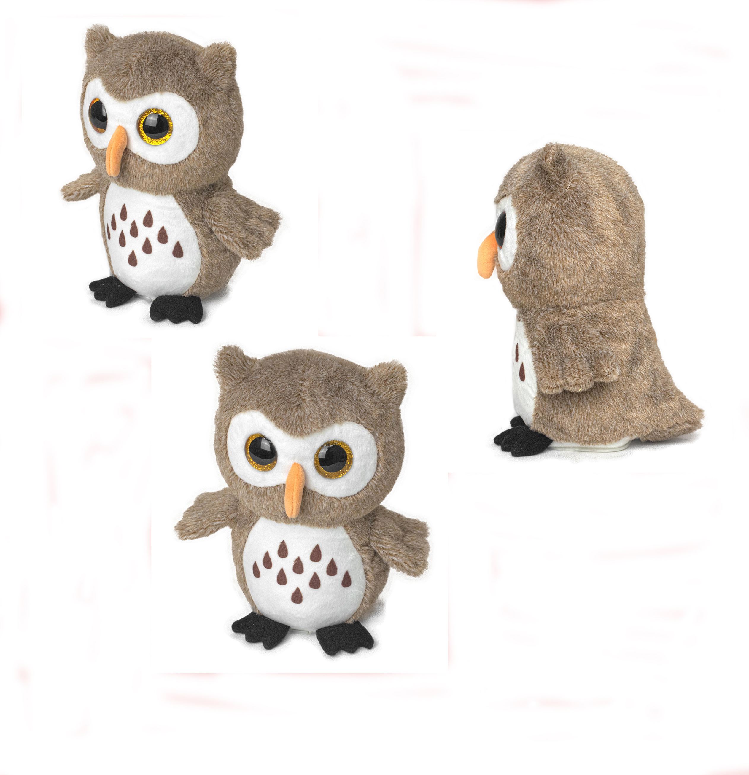 Funny Interactive Electric Owl Plush Toys Talking Back Head Moving Education Toys Owl For Kids