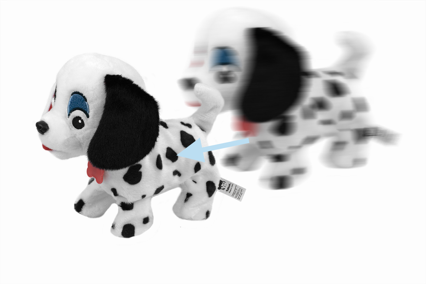 High quality new innovative  gift decorations cute walking Swinging the tail and nodding Dalmatians dogs stuffed animal toys