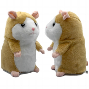 Hot Selling talking back small hamster Plush Soft Hug Cute Stuffed hamster Animals  Plush toys with Kids Gift