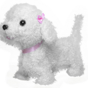 2023 Interactive Teddy Plush Toy Christmas Squeaky Dog Toys for Kids Stuffed Animal Unisex Toy with Sound Dog 100% Soft Plush