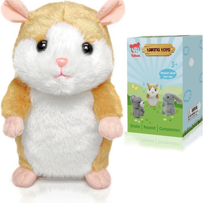 Talking Hamster Plush Toy Words Repeating Stuffed Animal Talk Back Toy for Kids BestSuppliers
