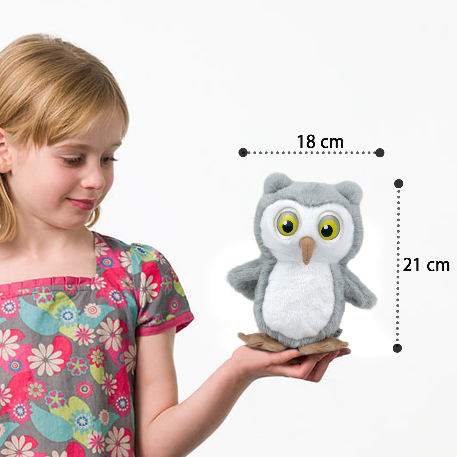 Best Unisex Interactive Owl Toy Cartoon Animal Electronic Talking Toys Inspired by Toy Story Dog Type Soft Plush PP Filling Kids