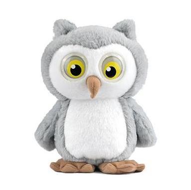 Interactive Electric Owl Toy Plush with Vibrating Wings Repeats Speech and Walks for Children to Play and Accompany