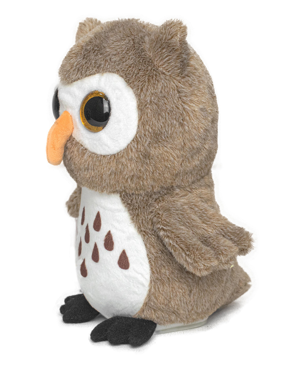 Funny Interactive Electric Owl Plush Toys Talking Back Head Moving Education Toys Owl For Kids