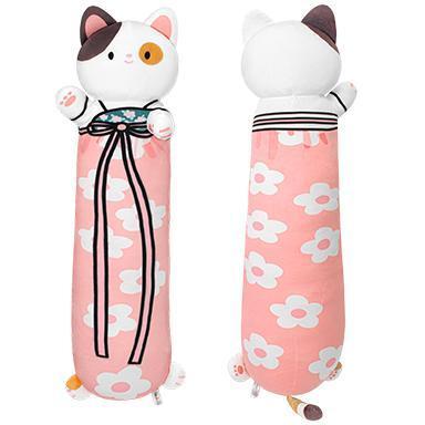 50cm Multi Color Long Plush Cat Body Pillow Soft Stuffed Cat Family Pillow Cute Plush Toys Stuffed Animal