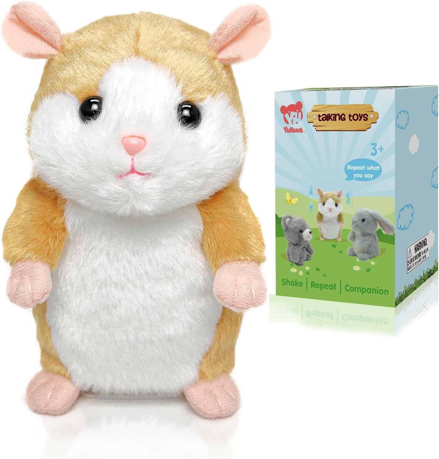 Talking Hamster Plush Toy Words Repeating Stuffed Animal Talk Back Toy for Kids BestSuppliers