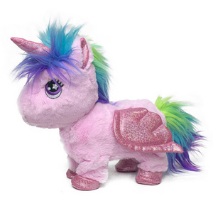 Kids Gifts Voice Touch Control Electronic Plush Unicorn Stuffed Animal Toy Walking Plush Toy Uniquely Interactive Plush Toy