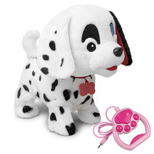 High quality new innovative  gift decorations cute walking Swinging the tail and nodding Dalmatians dogs stuffed animal toys