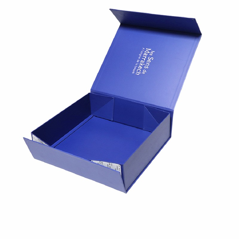 Luxury Book Shaped Rigid Paper Box Packaging Cardboard Black Magnetic Closure Gift Box For Cosmetics Jewelry