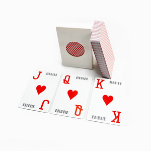 custom Casino poker cards Jumbo size barcode UV security playing cards Factory printing bar code games play card