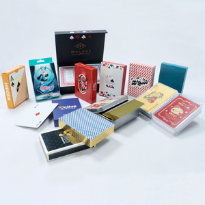 custom printing casino waterproof poker cards 100% pvc material for plastic playing cards