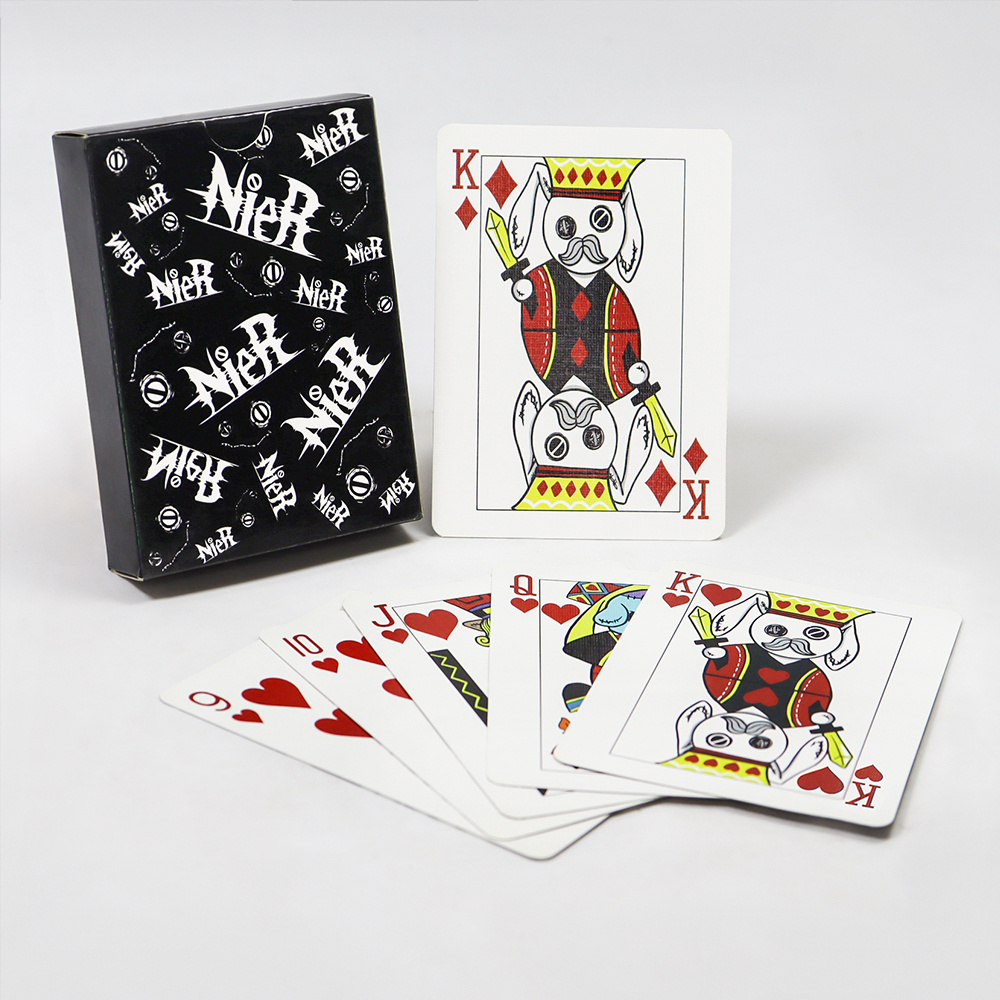 Custom printing anime playing poker cards design logo printed high quality magic cards marked stripper deck playing card