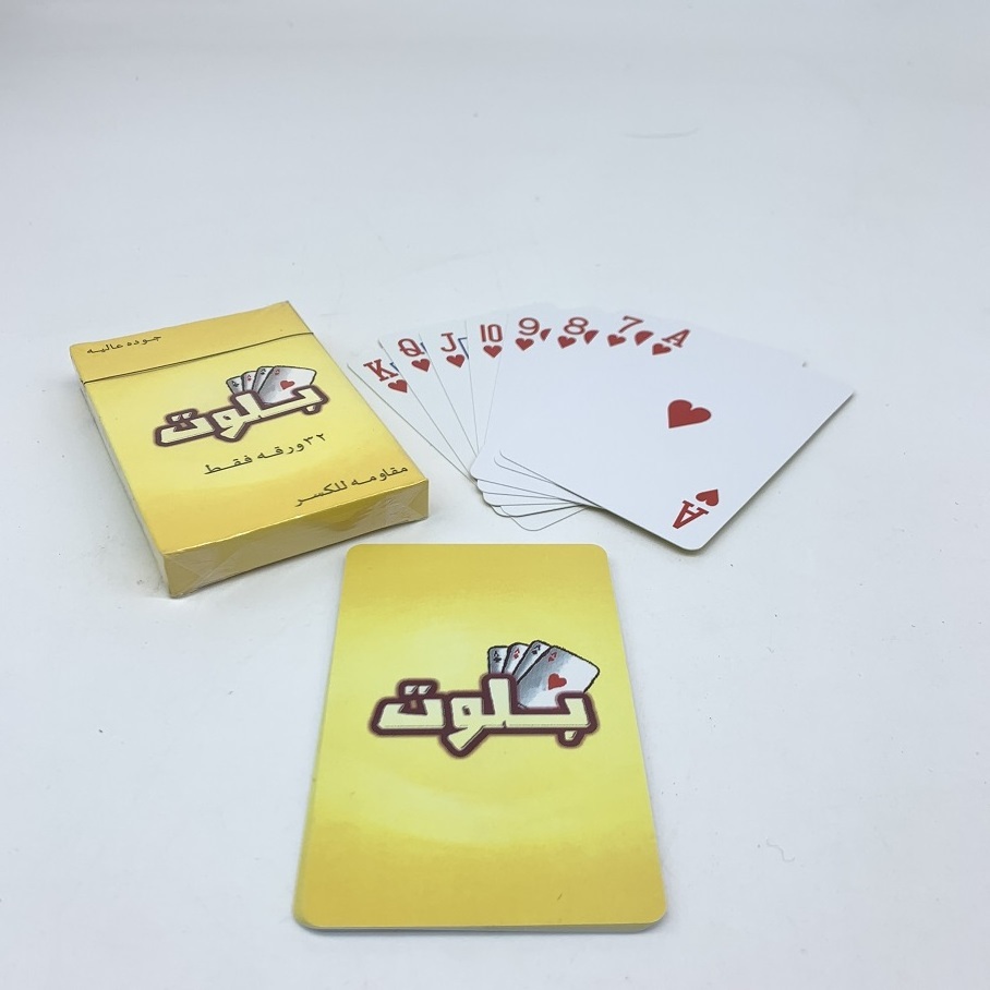 OEM Saudi Arabia playing cards custom printed 100% plastic unique playing cards wholesale waterproof poker  cards