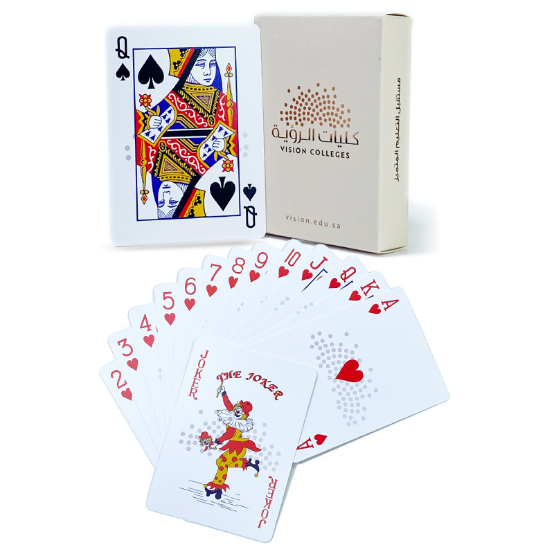 Factory oem logo Dubai burj al Arab gold plastic poker cards waterproof 100%  pvc poker card deck plastic playing game cards