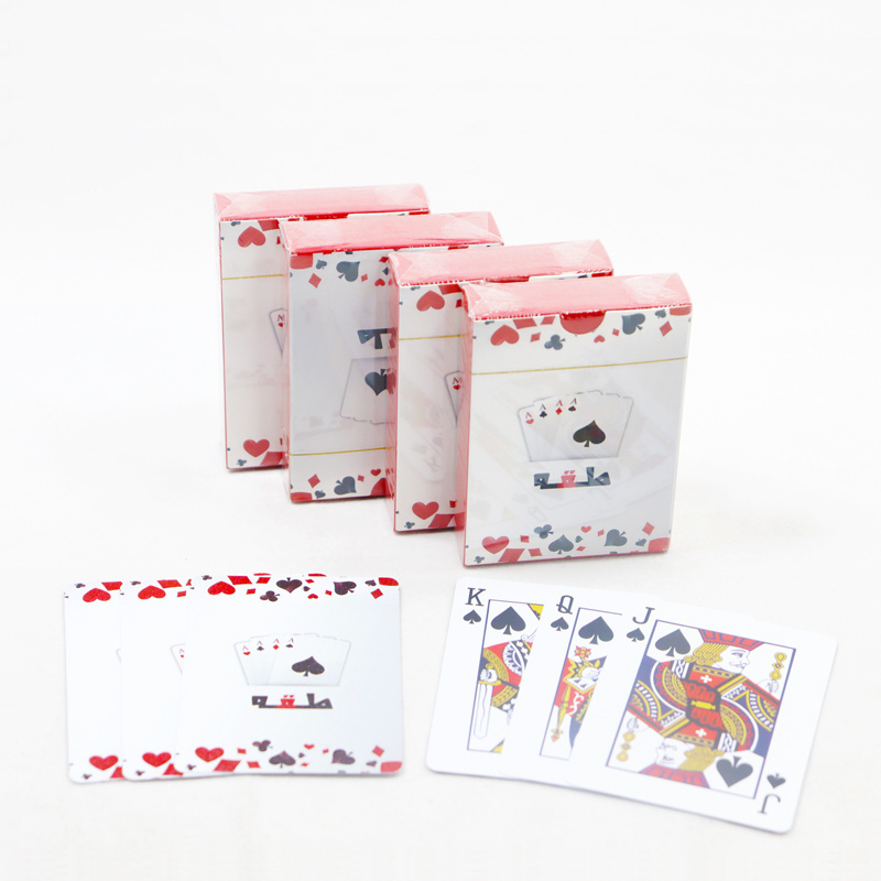 gambling waterproof playing cards high standard poker cards custom plastic playing cards pvc with box