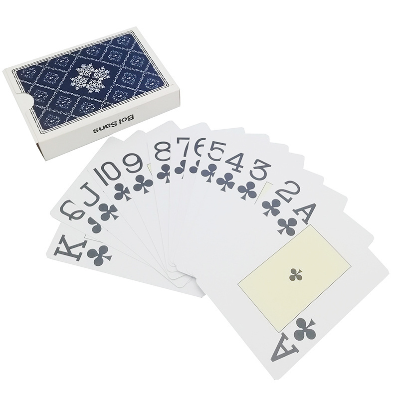 Printed Jumbo Adult Poker In Bulk Waterproof Pvc Coated Gold Card Printed Ready Plastic Playing Cards Manufacturer