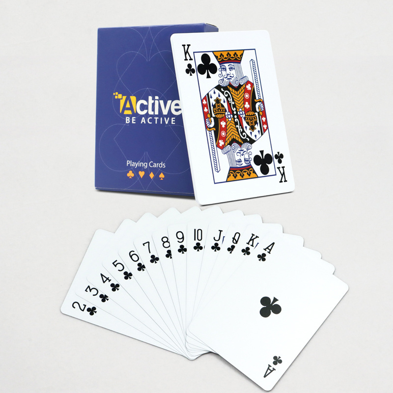 custom size design company logo pvc playing cardsprinting Saudi Arabia 100% PVC poker card deck plastic playing cards