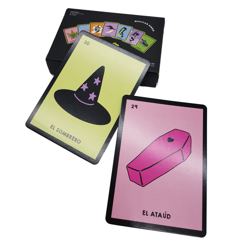 Custom Dark Cartoon Style Friends Party Game Cards Printed Your Logo Italian Game Card With Exquisite Box