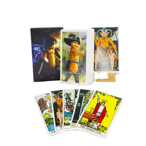 Printing High Quality And Full Color Classics divination tarot cards Custom Cat Tarot Cards With guidebook