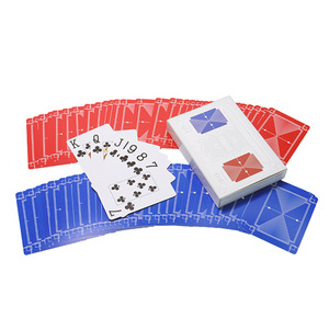 top quality plasticpaper game poker custom design spanish plastic card set pvc water 100 plastic playing cards poker toys decks