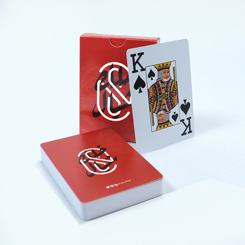 Manufacturer plastic cards poker playing jumbo character high quality playing cards customized printing waterproof