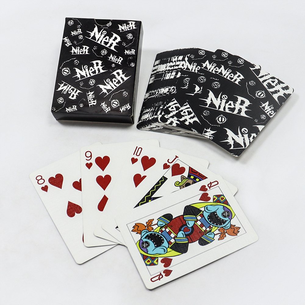 Custom printing anime playing poker cards design logo printed high quality magic cards marked stripper deck playing card