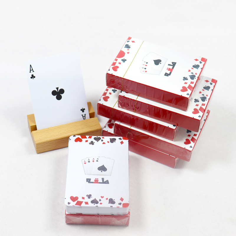 gambling waterproof playing cards high standard poker cards custom plastic playing cards pvc with box