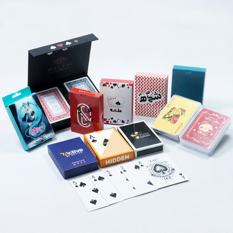 Plastic Poker Cards Deck Black PVC Playing Cards Durable Water Proof  PVC Poker Game Deck fashion create game plastic cards