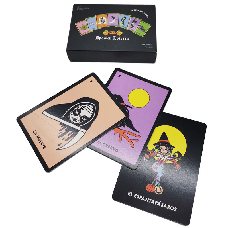 Custom Dark Cartoon Style Friends Party Game Cards Printed Your Logo Italian Game Card With Exquisite Box