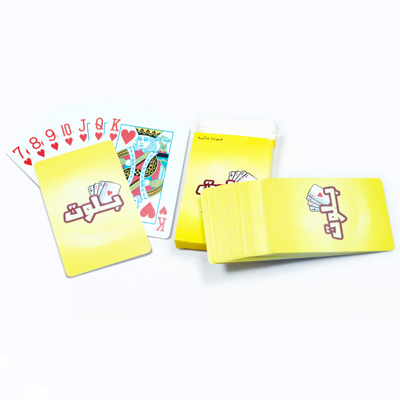 OEM Saudi Arabia playing cards custom printed 100% plastic unique playing cards wholesale waterproof poker  cards