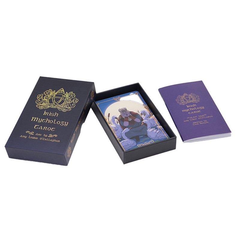 Custom Top Bottom Box Printing Bulk Deck Sets Oracle Tarot Cards Wholesale tarot card divination With Guidebook