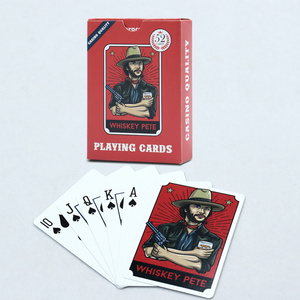 custom original design style playing cards high quality America west cowboy paper playcards gambling playing card