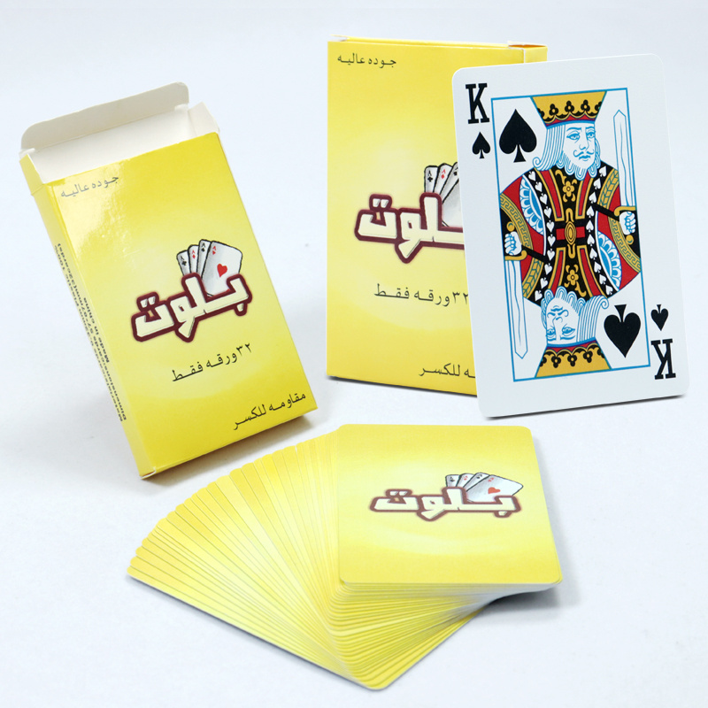 OEM Saudi Arabia playing cards custom printed 100% plastic unique playing cards wholesale waterproof poker  cards