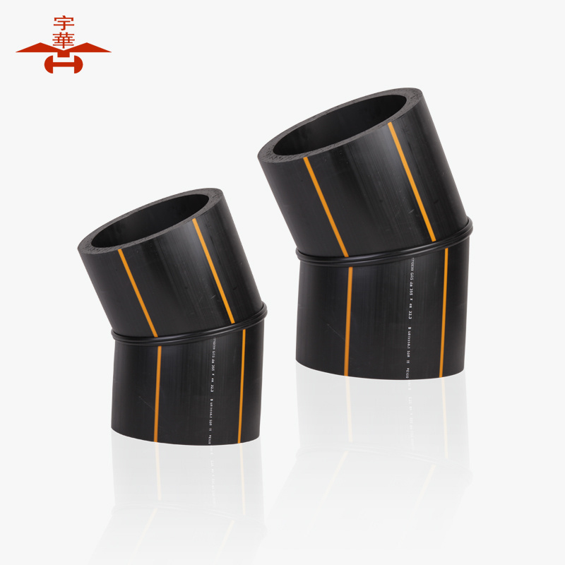 Factory PE/HDPE Pipe and Fittings 45Degree Water Supply Socket Compression Fittings