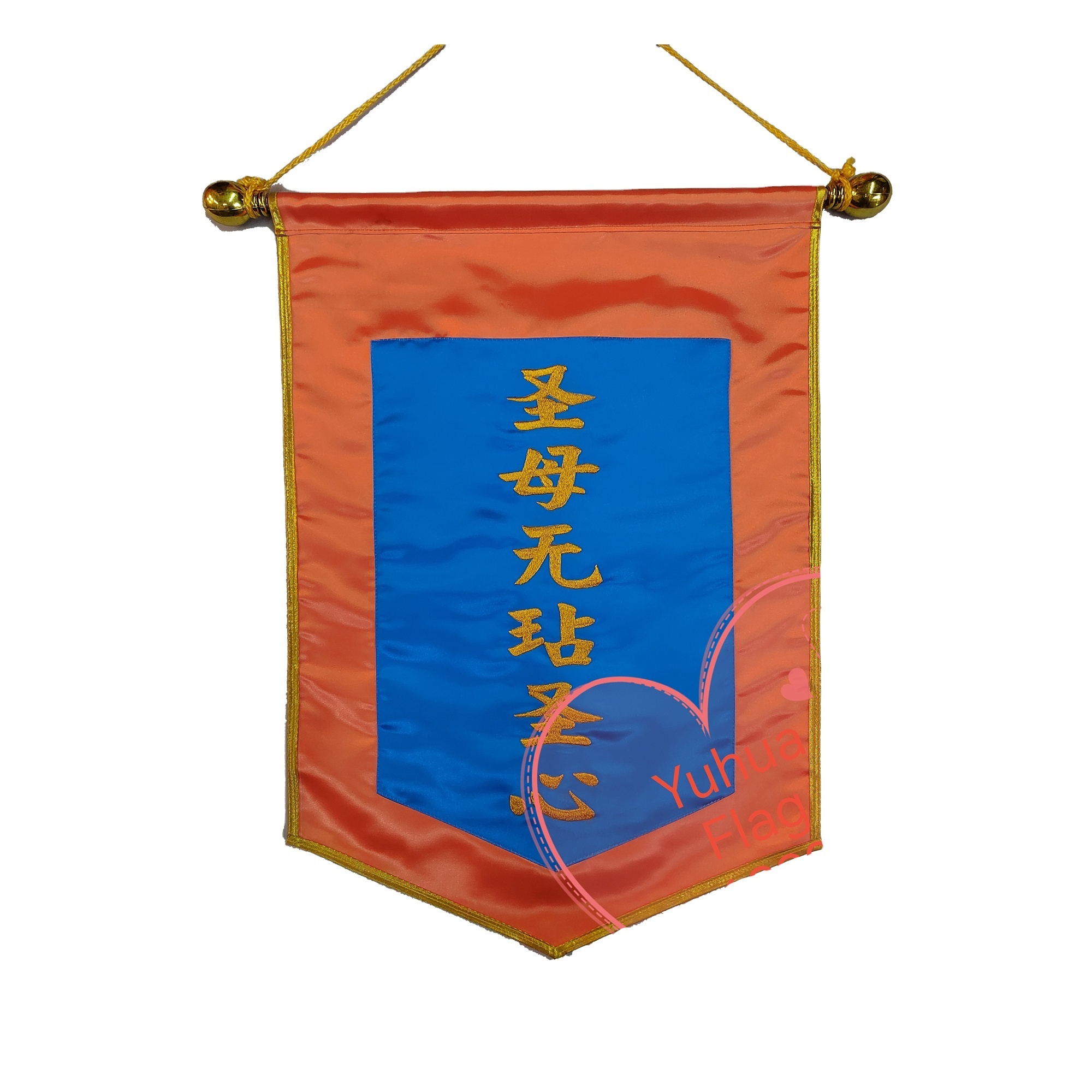 Customized high-quality handmade embroidered church flags oath flags  worship flags