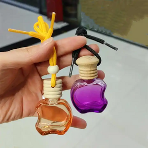 Custom Color 10Ml Glass Air Freshener Diffuser Bottle Car Hanging Empty Fragrance Aroma Oil Bottle