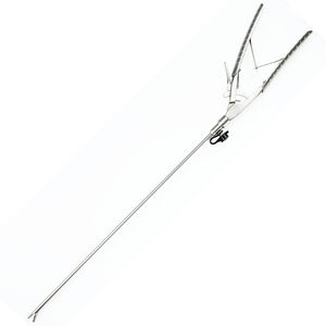 O and V type laparoscopic needle holder forceps